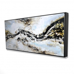 Abstract and texturized paint splash