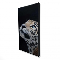 Realistic leopard face