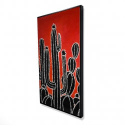 Grand cactus noir