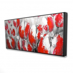 Abstract red tulips