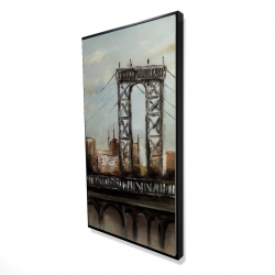 Pont de ville par un jour gris