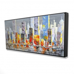 Color splash cityscape