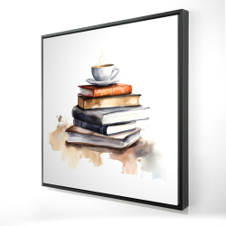 Framed 24 x 24 - 3D - Calming books
