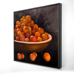 Framed 36 x 36 - 3D - Bowl of cherry tomatoes