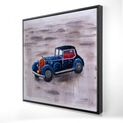 Framed 36 x 36 - 3D - Toy car