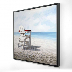 White beach chair
