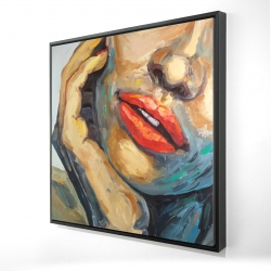 Irresistible lips closeup