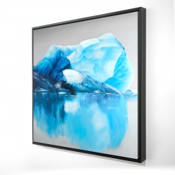 Encadré 48 x 48 - 3D - Icebergs d'islande