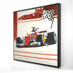 Framed 48 x 48 - 3D - Motorsport