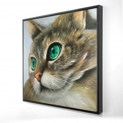 Peaceful cat portrait