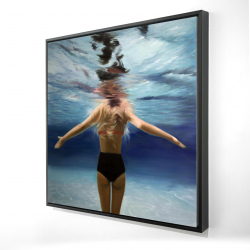 Framed 48 x 48 - 3D - Under the sea