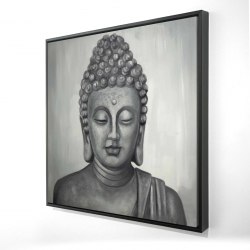 Framed 24 x 24 - 3D - Spiritual buddha