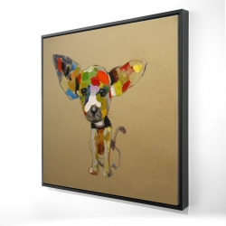 Abstract colorful chihuahua