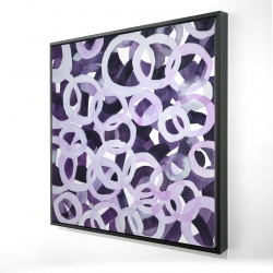 Abstract purple circles