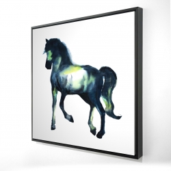 Framed 24 x 24 - 3D - Elegant horse