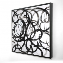Abstract curly lines