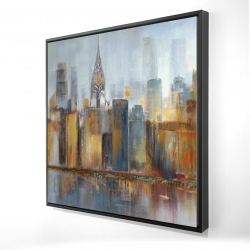 Cityscape with chrysler building