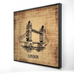 Tower bridge illustration