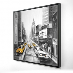 Yellow taxis in new york