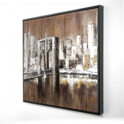 Aged finish brooklyn bridge