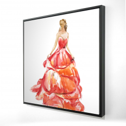 Magnifique robe de bal rouge