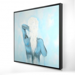 Framed 24 x 24 - 3D - Dreamy woman