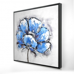 Abstract blue petals