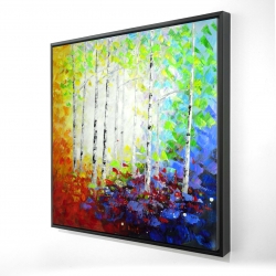 Forêt multicolore