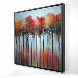 Forêt abstraite et colorée