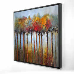 Colorful leaves trees