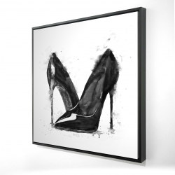 Chaussures noires à talons hauts