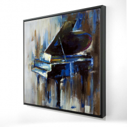 Abstract grand piano