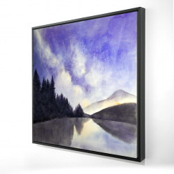 Starry view on the lake
