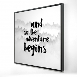 And so the adventure begins