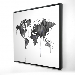 Watercolor world map