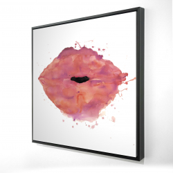 Watercolor pink lipstick