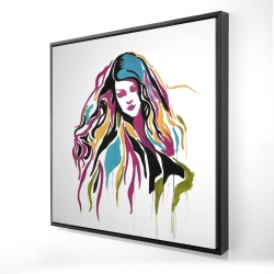 Femme en art graffiti