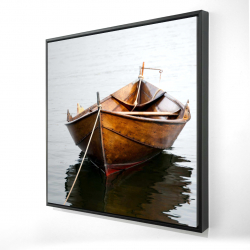 Rowboat on calm water