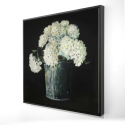 White hydrangea flowers