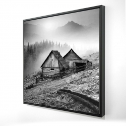 Mountain carpathian village