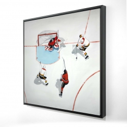 Partie de hockey mouvementé