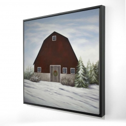 It's winter on the farm