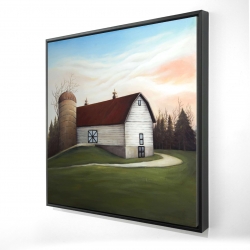 White barn