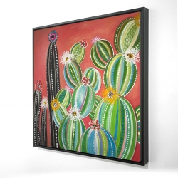 Cactus en arc-en-ciel