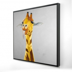 Funny giraffe face