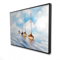 Sailboats in the sea