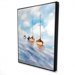 Sailboats in the sea