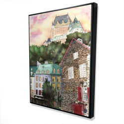Château frontenac in the petit champlain