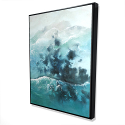 Framed 36 x 48 - 3D - Seaside of the caribbean