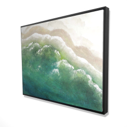 Framed 36 x 48 - 3D - Turquoise sea